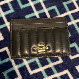 Coach Black Card Holder